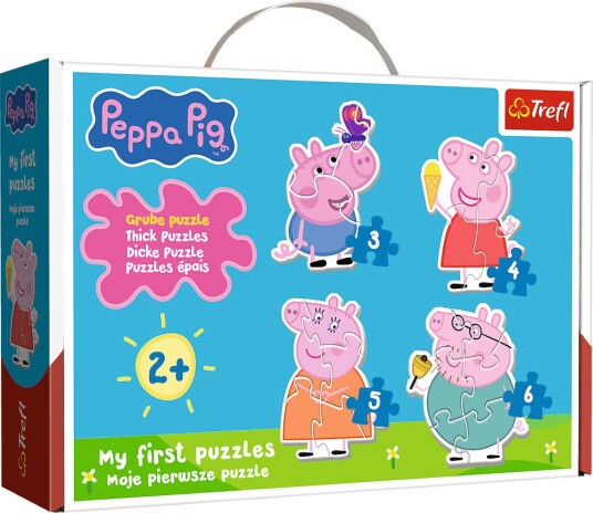 Puslespill 3-6 Trefl Peppa Pig