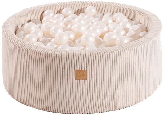 Meowbaby Rundt Ballbasseng Cord 30x90 Ecru Meowbaby Rundt Ballbasseng Cord 30x90 Ecru