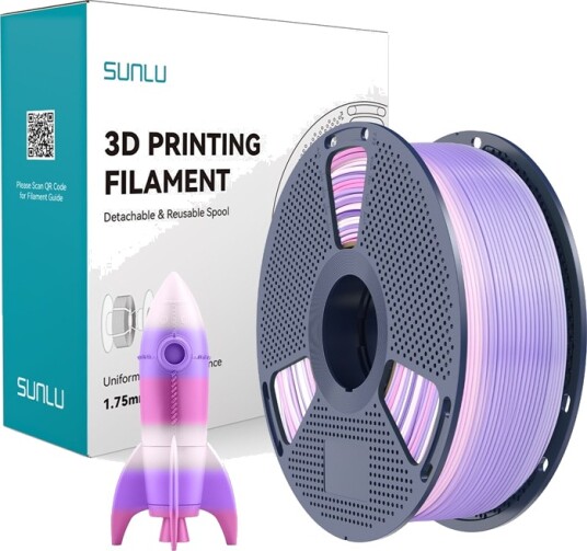 Sunlu Pla 1.75 Mm 1 Kg Rainbow 03 Filament Sunlu Pla 1.75 Mm 1 Kg Rainbow 03 Filament