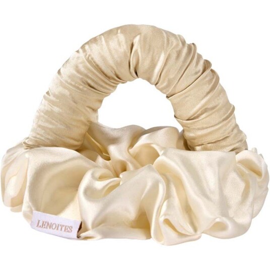 Lenoites BlowoutTie® in Mulberry Silk Champagne/Golden Sand Small Lenoites BlowoutTie® in Mulberry Silk Champagne/Golden Sand Small