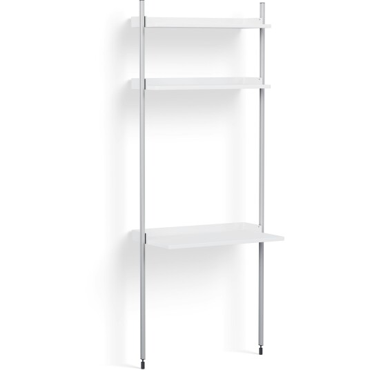 Hay Pier System 11 1 column PS White / Aluminium