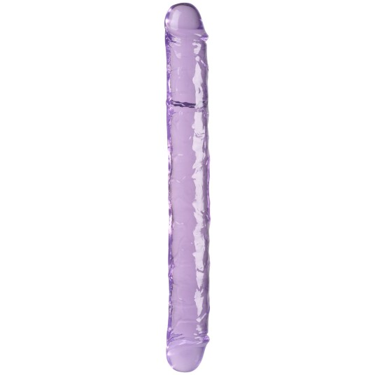 REALROCK Realistisk Dobbeltdildo 34 cm - Purple