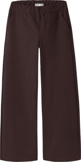 Name It Bukser - Bred - NkfRaka - Chocolate Plum - Name It - 6 år (116) - Bukser - bomull - Brun