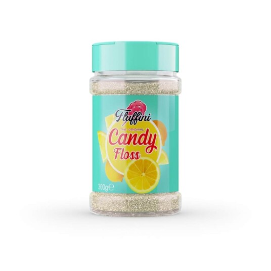 Sukkerspinn Sukker Fluffini Sitron 300g 