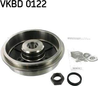 Bremsetrommel SKF VKBD 0122