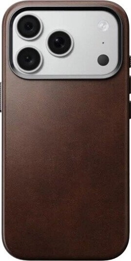 Nomad Traditional Leather Case - rustic brown (Horween) - iPhone 18 Pro/17 Pro