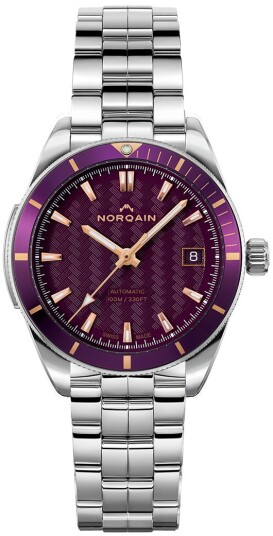 Norqain Dameklokke N1800A86GA/P183/182S Adventure Lilla/Stål Ø37 mm