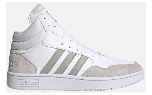 Adidas Hoops 3.0 Mid Ftwwht/Metgry/Greone 45 1/3 (Uk 10.5) Sneakers