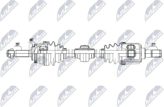 NTY NPW HY 646 Drivaksel