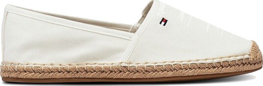 Tommy Hilfiger Espadrillos Flag Canvas Espadrille Beige