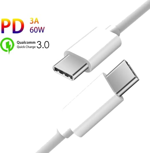SiGN iPhone 15 hurtigladekabel 2m, 3A, 60W