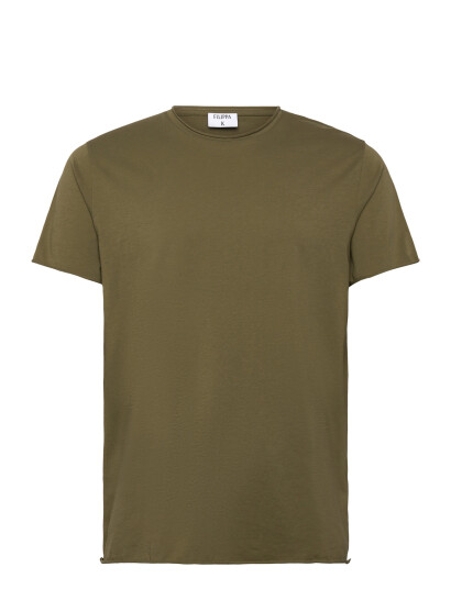 Filippa K Roll Neck Tee Khaki green XXL