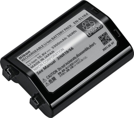 Nikon EN-EL18d Oppladbart Lithium-Ion Batteri 3300mAh for Z9