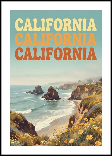 California California California Plakat Plakat / 70x100cm