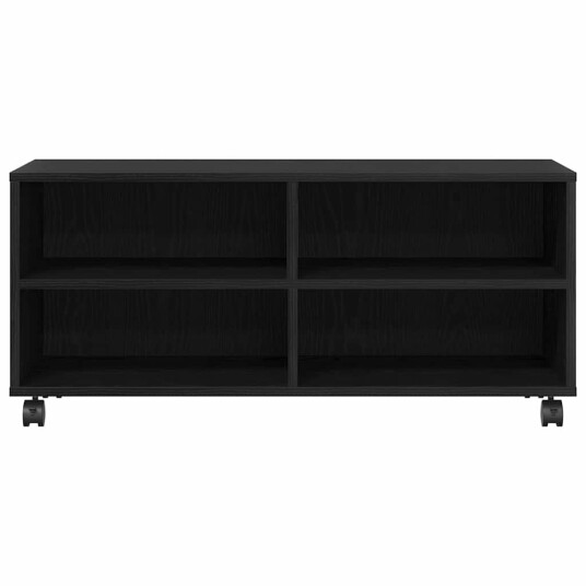 TV skap Svart 90 x 35 x 35 cm Konstruert tre