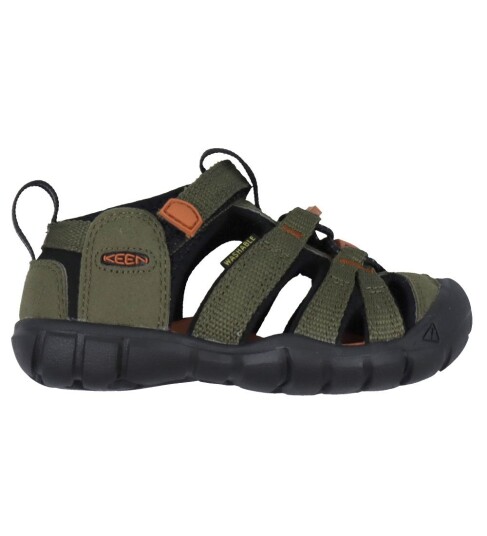 KEEN Sandaler Seacamp II CNX C Dark Olive/Gold Flamme KEEN 30 Sandals Grønn Oransje KEEN Sandaler Seacamp II CNX C Dark Olive/Gold Flamme KEEN 30 Sandals Grønn Oransje