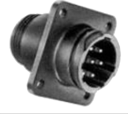 Te Connectivity 211401 1 Rundstift Flange Tilkobling — Samlet Polantall 7 Cpc 1 Stk