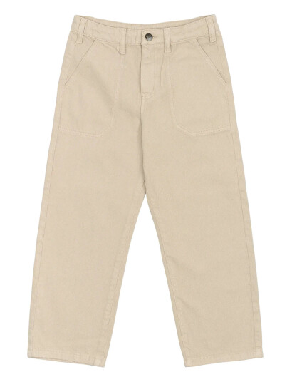 The New Tnprescott Wide Jeans Beige 134/140 The New Tnprescott Wide Jeans Beige 134/140