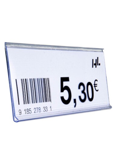 HL Display 328159 Hyllekantlist magnetisk 26 x 885 mm Skilt