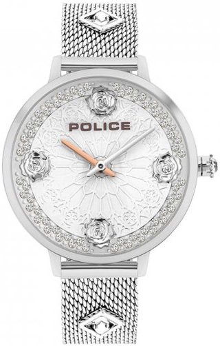 Police Dameklokke P16031MS04MMA Socrota Sølvfarget/Stål Ø36 mm Police Dameklokke P16031MS04MMA Socrota Sølvfarget/Stål Ø36 mm