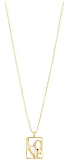 Pilgrim Love Tag Halskjede 18 kt. Brass Goldplated 542412041 - Dame - Brass Pilgrim Love Tag Halskjede 18 kt. Brass Goldplated 542412041 - Dame - Brass