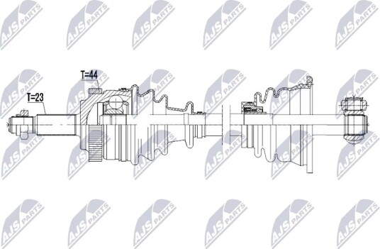 NTY NPW RE 250 Drivaksel
