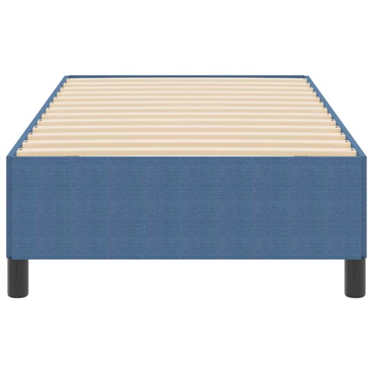Sengestel Blå 80x200 cm Corduroy Stoff