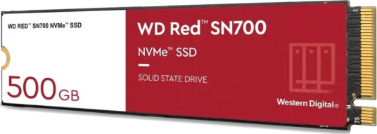 WD Red SN700 500GB M.2 NVMe SSD for NAS med 8 Gbps Hastighet
