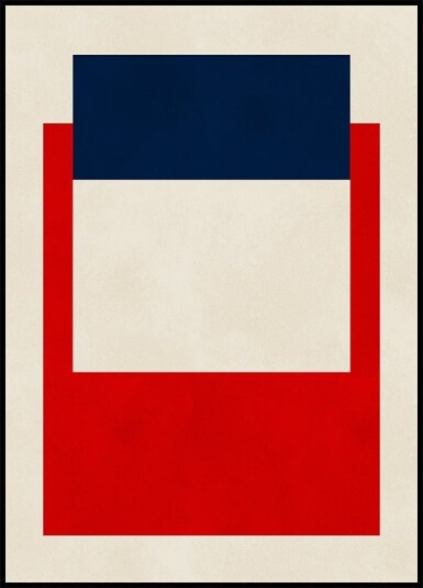 Overlapping geometry 5 Plakat Plakat / 30x40cm