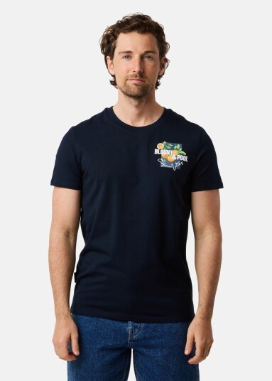 Blount & Pool Sunset Tee Navy S T-Shirts