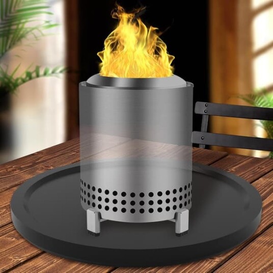 Utendørs bålpanneunderlag varmebestandig matte for Solo Stove Mesa lett å rengjøre tilbehør beskytter benkeplater og bord – for terrasse uteplass innendørs bruk Utendørs bålpanneunderlag varmebestandig matte for Solo Stove Mesa lett å rengjøre tilbehør beskytter benkeplater og bord – for terrasse uteplass innendørs bruk
