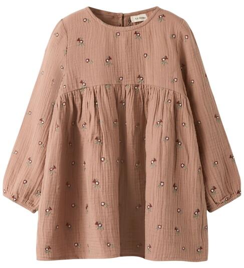 Lil Atelier Lil' Atelier Kjole Muslin NmfTamina Rådyr 6 år 116 Kjole Rosa