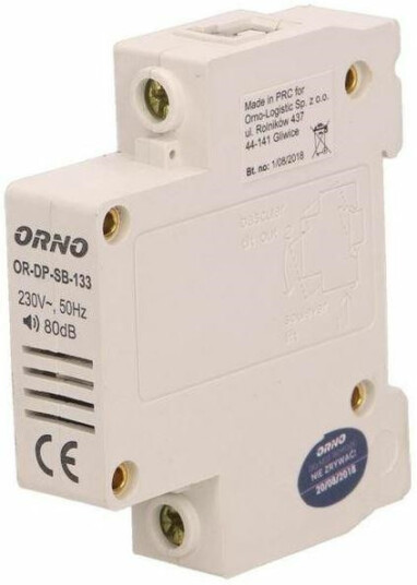 Orno Ringeklokke For DIN Skinne OR DP SB 133 Orno Ringeklokke For DIN Skinne OR DP SB 133