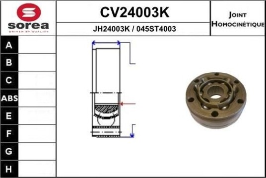 Drivledd EAI CV24003K Drivledd EAI CV24003K