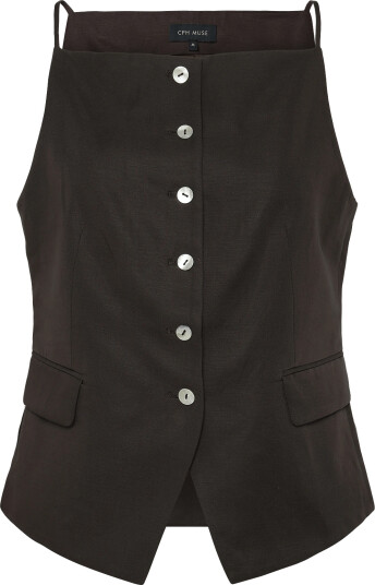 Copenhagen Muse Cmcolleen Waistcoat Brown L
