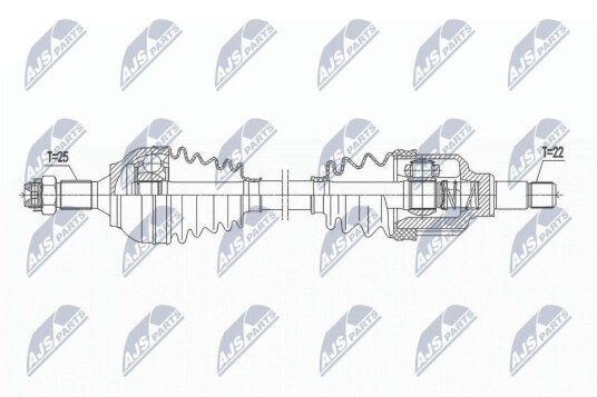 Nty Drivaksel NTY NPW CT 115