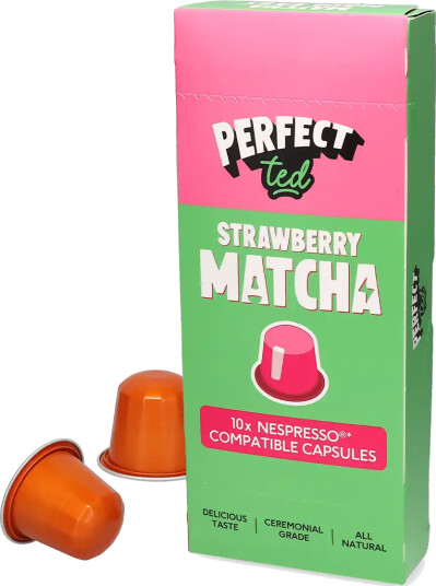 PerfectTed | Jordbær Matcha 10 kapsler til Nespresso®