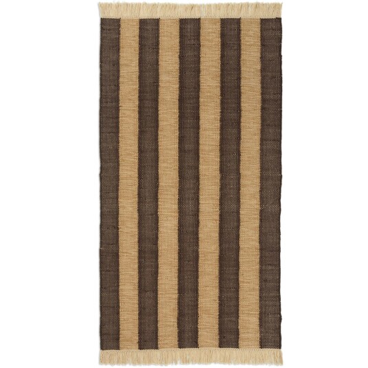 Ferm Living Ives Teppe 80x140 cm Tan/chocolate