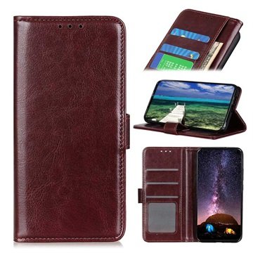 Nokia X10/X20 Lommebok-deksel med Magnetisk Lukning Brun