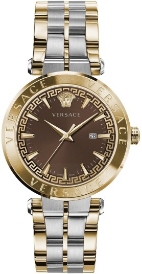Versace Herreklokke VE2G00421 Aion Brun/Stål Ø44 mm