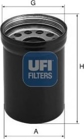 Oljefilter UFI 23.590.00 Oljefilter UFI 23.590.00