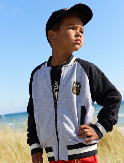 LEGO kidswear Lwjian 200 Sweat Jacket Grey 152