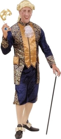 Widmann Blåt Marquis Kostume