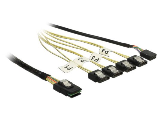 Delock SATA/SAS Kabel 1 m