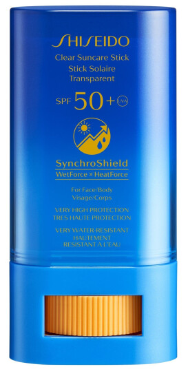 Shiseido Clear Suncare Stick SPF50+ - Vannavstøtende Ansiktsbeskyttelse 20g