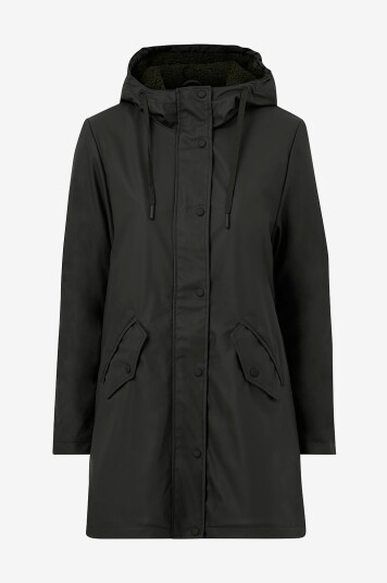 Only Regnjakke onlSally Raincoat Svart