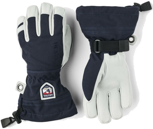 Hestra Army Leather Heli Ski JR 5 finger Marin 3