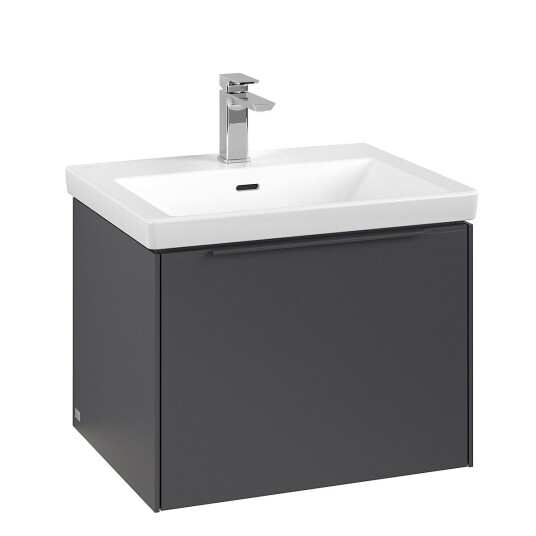 Villeroy & Boch Subway 3.0 Servantskap m/1 skuff 572x429x478 mm Grafitt Matt