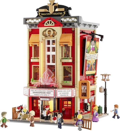 Lumibricks Byliv Balkongteater Byggesett 2445 Deler