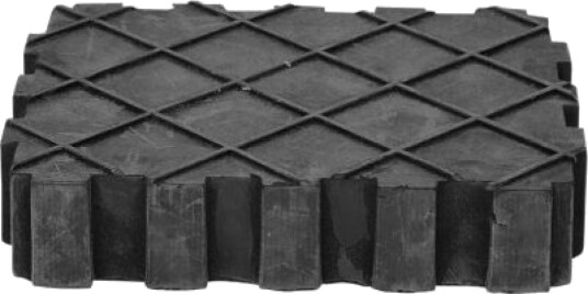 Ks Tools Universell Gummiflate 155x125 mm for Heis og Belastningsbro